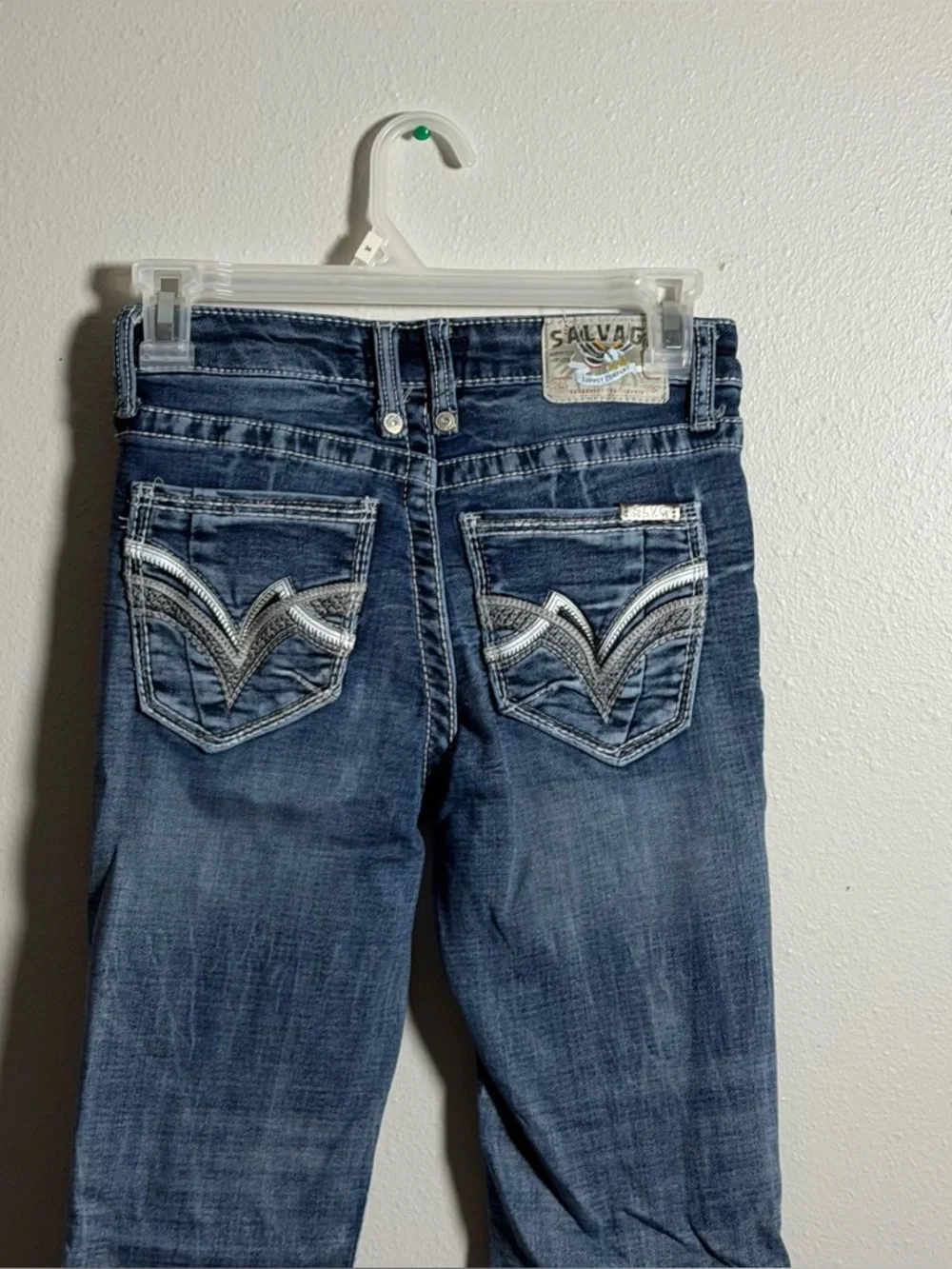 Salvage Boys Kids Denim Blue Mayhem Straight-Leg Jr Regular Fit Jeans size‎ 12